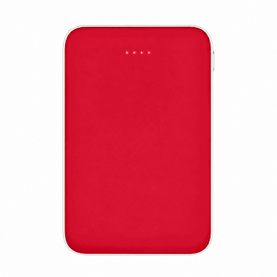 Внешний аккумулятор Fluffy, 5000 Mah, красный