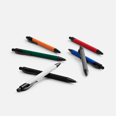Ручка шариковая Undertone Black Soft Touch, белая
