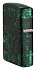 Зажигалка ZIPPO Pattern с покрытием Glow In The Dark Green, латунь/сталь, черно-зеленая, 38x13x57 мм - Фото 9