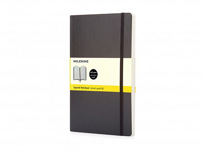 Записная книжка А6 (Pocket) Classic Soft (в клетку) (Черный)
