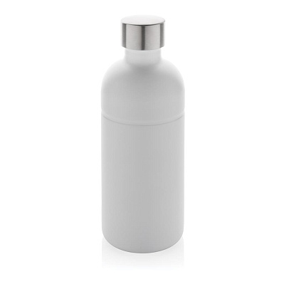 Герметичная вакуумная бутылка Soda из переработанной нержавеющей стали RCS, 800 мл (Белый;)