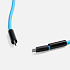 Кабель-ланьярд energyFlex Power Delivery 60 Вт, голубой - Фото 4