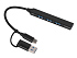 USB-хаб Link с коннектором 2-в-1 USB-C и USB-A, 2.0/3.0 - Фото 1