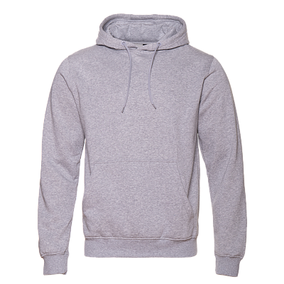 Худи унисекс STAN футер с начёсом 260, 20 (Серый меланж)