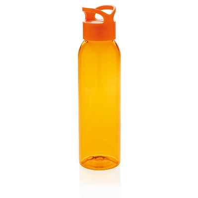 Герметичная бутылка для воды из AS-пластика (Оранжевый;)