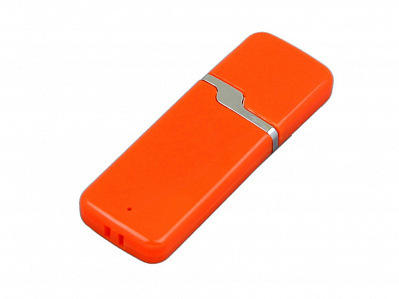 USB 2.0- флешка на 4 Гб с оригинальным колпачком (Оранжевый)