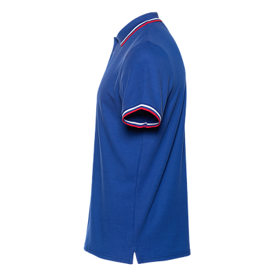 Рубашка поло мужская триколор STAN хлопок/полиэстер 185, 04RUS