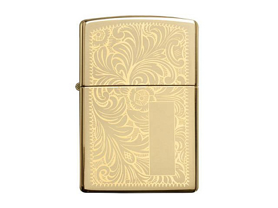 Зажигалка ZIPPO Venetian® с покрытием High Polish Brass