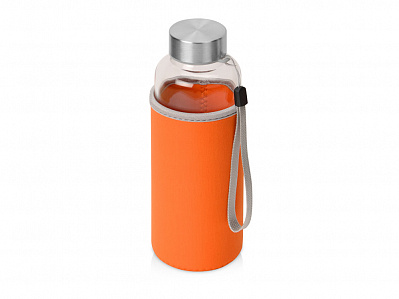 Бутылка для воды Pure c чехлом (Оранжевый)