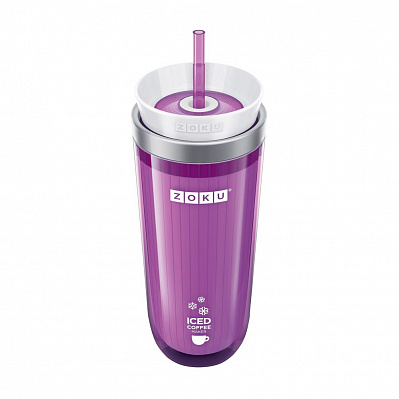 Стакан для охлаждения напитков Iced Coffee Maker  (Фиолетовый)