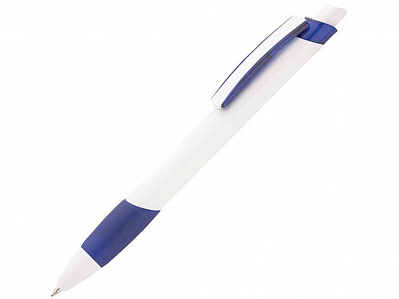 Ручка пластиковая шариковая Соната (Белый/синий)