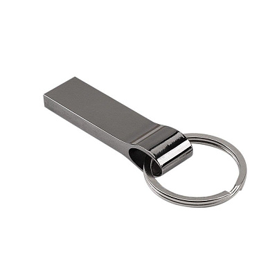 Металл 17 Брелок, Серебро матовое, 16Гб (Серебро матовое)