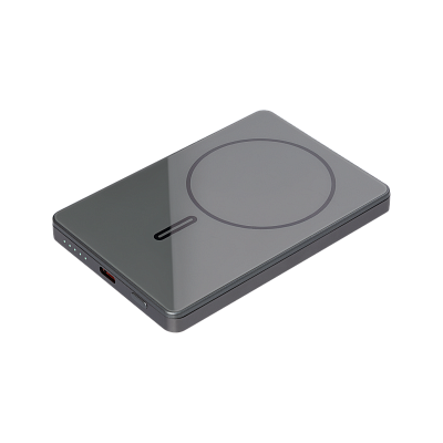 Внешний аккумулятор Оникс PD (Onyx PD) 5000mAh с функцией беспроводной зарядки 15W  (Серый)