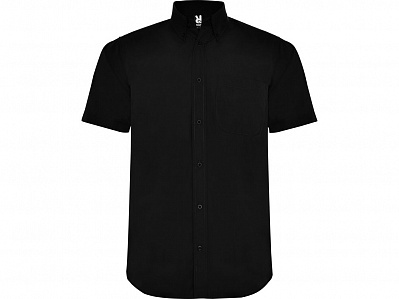 Рубашка Aifos мужская с коротким рукавом (Черный)