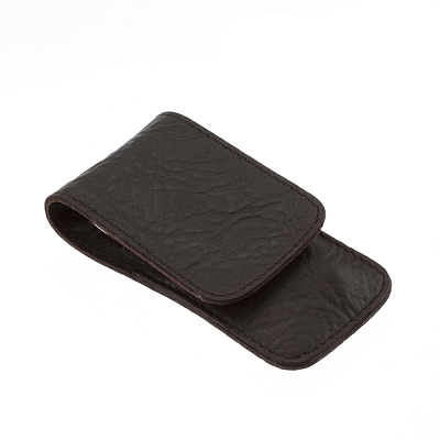 Маникюрный набор YES, 3 пр. Футляр: натуральная кожа, цвет коричневый