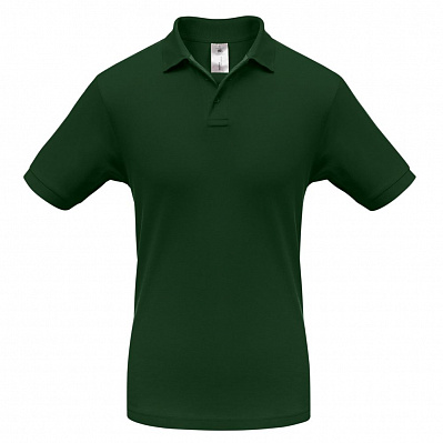 Рубашка поло Safran темно-зеленая (Зеленый)
