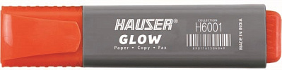 Текстовыделитель Hauser Glow, цвет оранжевый (Оранжевый)