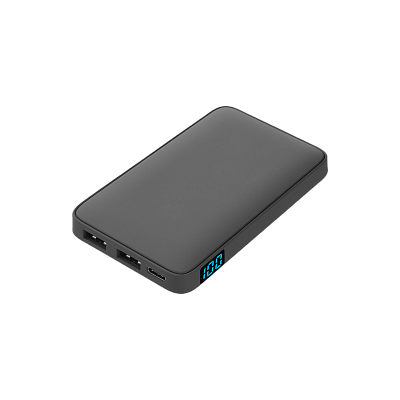 Внешний аккумулятор с подсветкой Анкор (Ancor) 5000 mAh  (Серый)