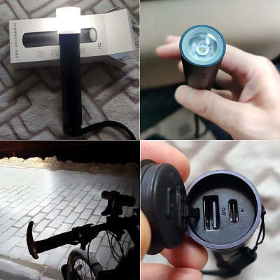 ПЗУ-фонарь ZMI Waterproof Flashlight Black