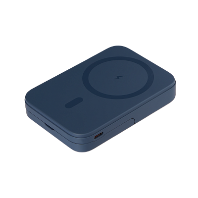 Внешний аккумулятор Юнион PD (Union PD) 10000mAh с функцией беспроводной зарядки 15W  (Синий)