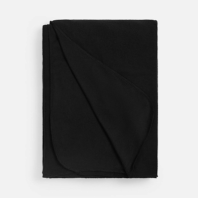 Флисовый плед Warm&Peace XL, черный