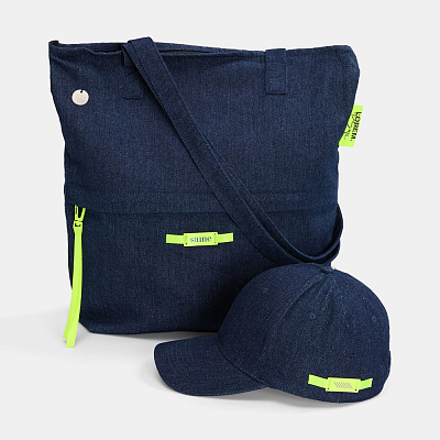 Сумка для покупок Denimate, темно-синяя