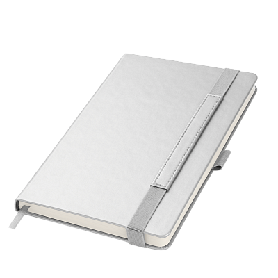 Ежедневник Альфа (Alpha) недатированный, серебро/серый