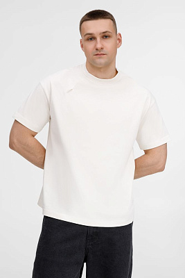 Футболка оверсайз унисекс Sinkopa, молочно-белая (Белый)