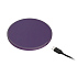 Беспроводное зарядное устройство с подсветкой 15W Аурис (Auris), фиолетовое - Фото 6