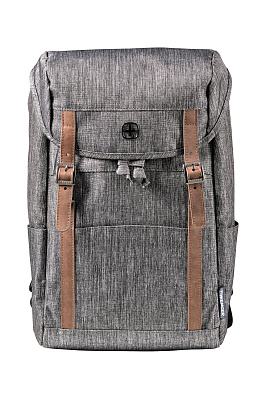 Рюкзак WENGER 16'', темно-серый, полиэстер, 29 x 17 x 42 см, 16 л (Серый)