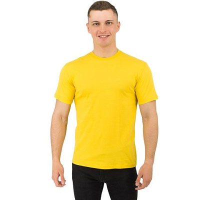 Футболка Star, мужская (желтый, S) (Желтый)