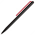 Шариковая ручка GrafeeX в чехле, черная с красным - Фото 1