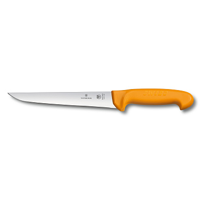 Нож жиловочный VICTORINOX Swibo с прямым лезвием 22 см, жёлтый (Желтый)