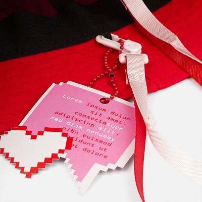 Цепочка для крепления Sharic, красная