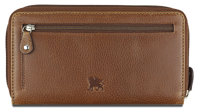 Кошелек Mano "Don Montez", натуральная кожа в коньячном цвете, 19 х 10,3 см