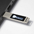 USB flash-карта LED с белой подсветкой (32Гб), серебристая, 6,6х1,2х0,45 см, металл - Фото 3