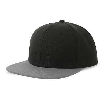 Бейсболка "SNAP BACK-S", 6 клиньев, пластиковая застежка