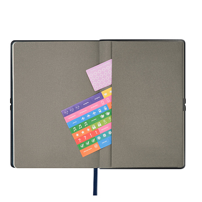 Ежедневник Ин Велюр (In Velour) недатированный, синий