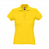 Поло женское PASSION, солнечно-желтый, S, 100% хлопок, 170 г/м2 - Фото 1