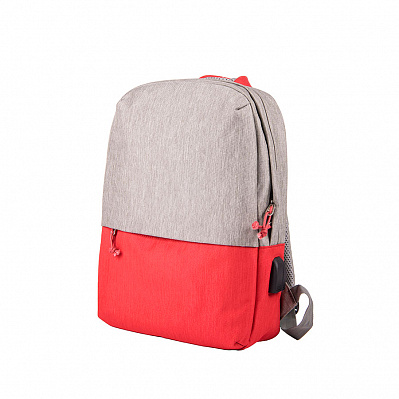 Рюкзак BEAM MINI (Серый, красный)