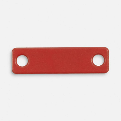 Шильдик металлический Alfa Liten, бронзовый (Красный)