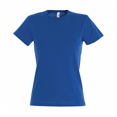 Футболка женская MISS, ярко-синий, M, 100% хлопок, 150 г/м2 (Синий)