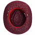 Шляпа Daydream, красная с черной лентой - Фото 4