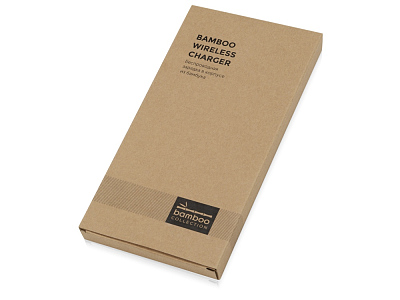 Беспроводное зарядное устройство-органайзер из бамбука Timber