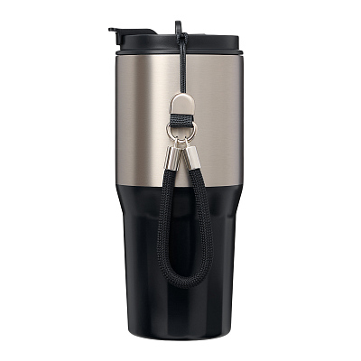 Термокружка вакуумная Авеню (Avenue), черная