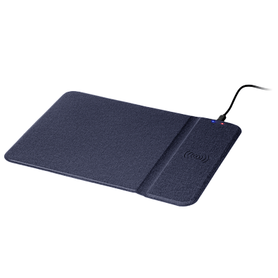 Коврик для мыши с беспроводным зарядным устройством 15W Онор (Honor)  (Синий)