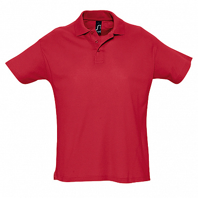 Рубашка поло мужская SUMMER II 170  (Красный)