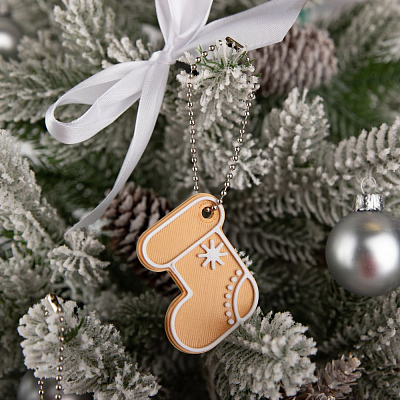 Мини-подвеска «Пряник», 3D-печать на заказ, носочек