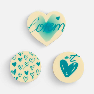 Набор из 3 печений Dream White