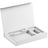 Коробка Silk с ложементом под ежедневник 10x16 см, аккумулятор и ручку, белая - Фото 2